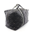 Chanel Boston Bag Vintage Travel Line Black Nylon — view 2