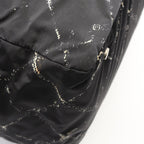 Chanel Boston Bag Vintage Travel Line Black Nylon — view 8