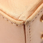 Chanel Shoulder Bag Choco Bar Rose Gold Leather — view 8