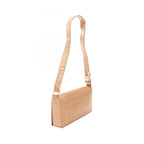 Chanel Shoulder Bag Choco Bar Rose Gold Leather — view 2