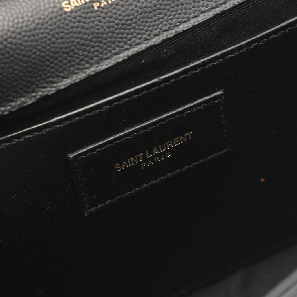 Saint Laurent Paris Shoulder Bag Kate Black Leather — view 4