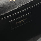 Saint Laurent Paris Shoulder Bag Kate Black Leather — view 4