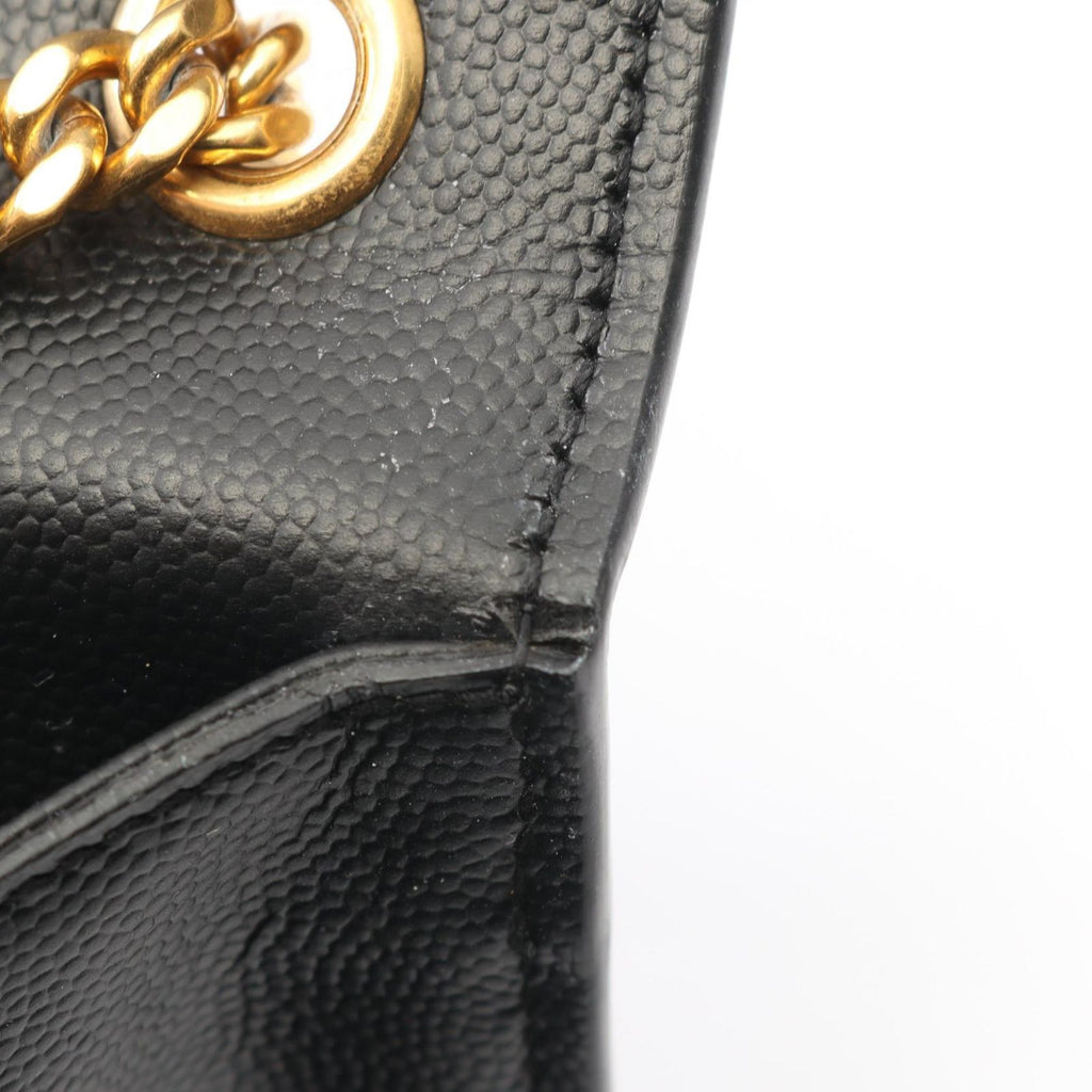 Saint Laurent Paris Shoulder Bag Kate Black Leather — view 5