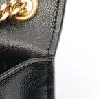 Saint Laurent Paris Shoulder Bag Kate Black Leather — view 5