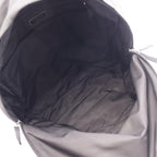 Prada Backpack Triangle Plate Black Nylon Logo Back — view 3