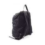 Prada Backpack Triangle Plate Black Nylon Logo Back — view 2