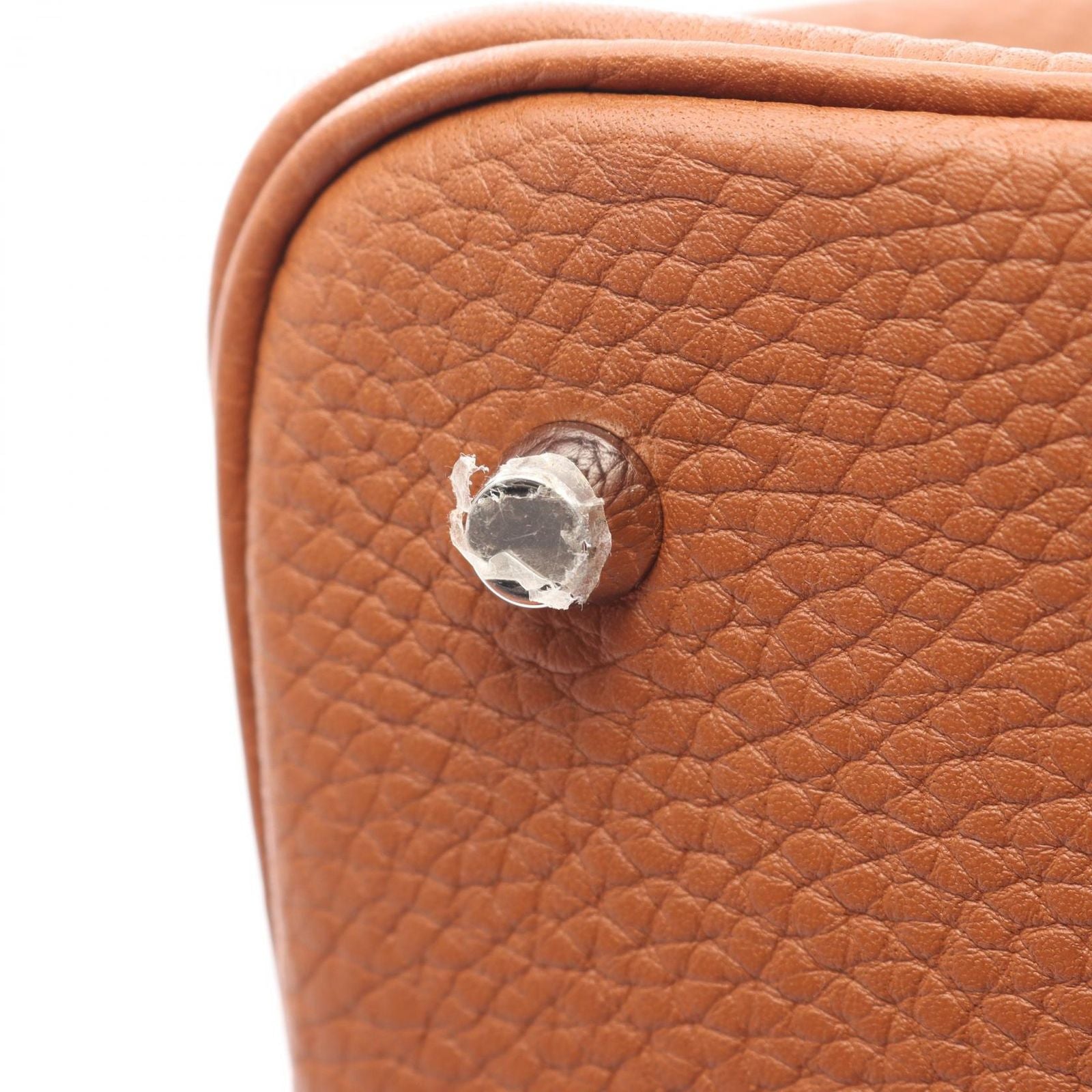 Hermes Handbag Picotin Lock MM Gold Leather — view 7
