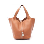 Hermes Handbag Picotin Lock MM Gold Leather