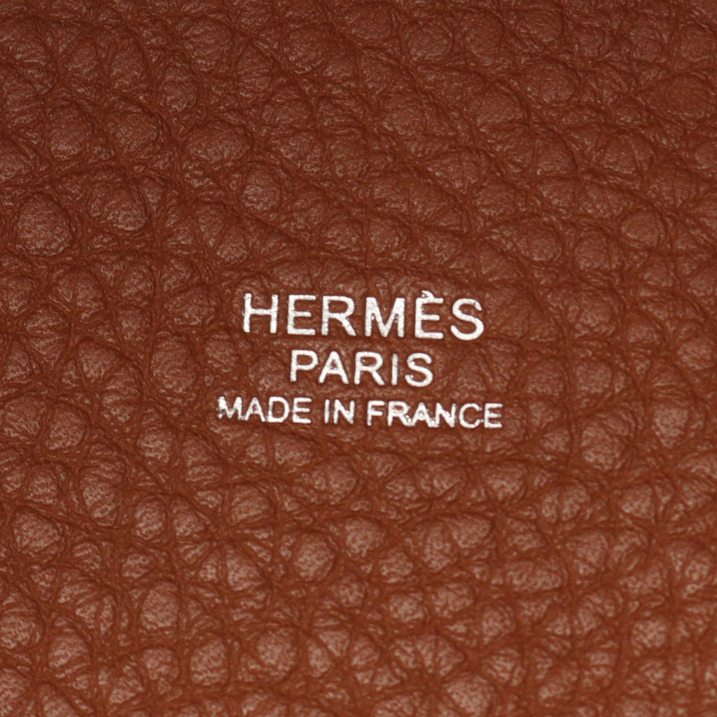 Hermes Handbag Picotin Lock MM Gold Leather — view 4