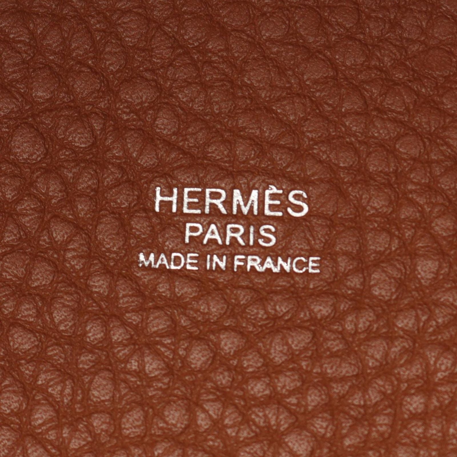 Hermes Handbag Picotin Lock MM Gold Leather — view 4