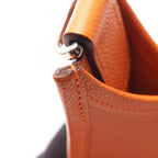 Hermes Shoulder Bag Evelyne 2 PM Orange Leather — view 7