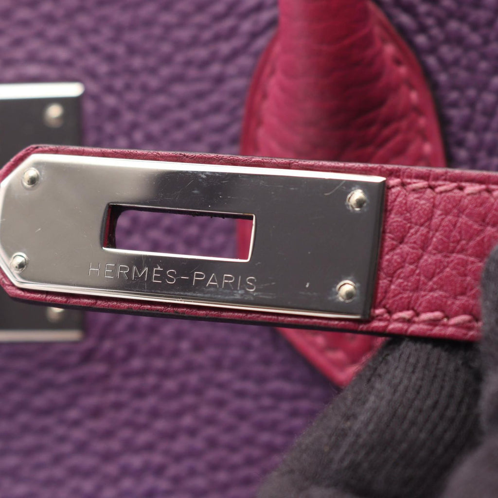 Hermes Handbag Birkin 35 Personal Order Anemone Tosca Leather — view 7
