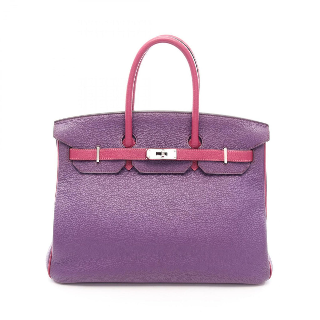 Hermes Handbag Birkin 35 Personal Order Anemone Tosca Leather