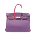 Hermes Handbag Birkin 35 Personal Order Anemone Tosca Leather
