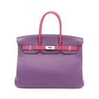 Hermes Handbag Birkin 35 Personal Order Anemone Tosca Leather