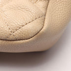 Chanel Shoulder Bag Deca Quilted Single Flap Light Beige Caviar Leather Chain — view 8