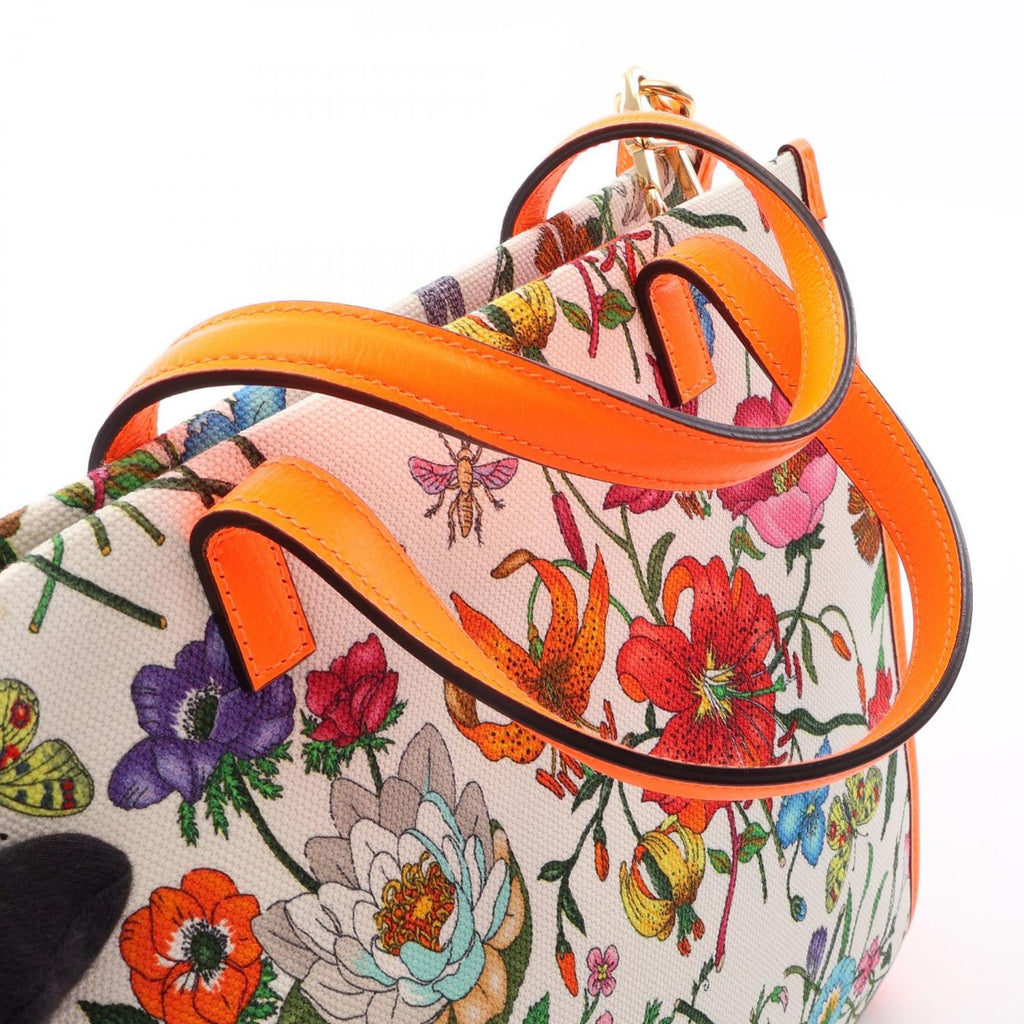 Gucci Handbag Flora Neon Color 2-Way Multi Canvas Leather — view 5