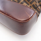 Fendi Tote Zucca Brown Canvas Leather — view 5