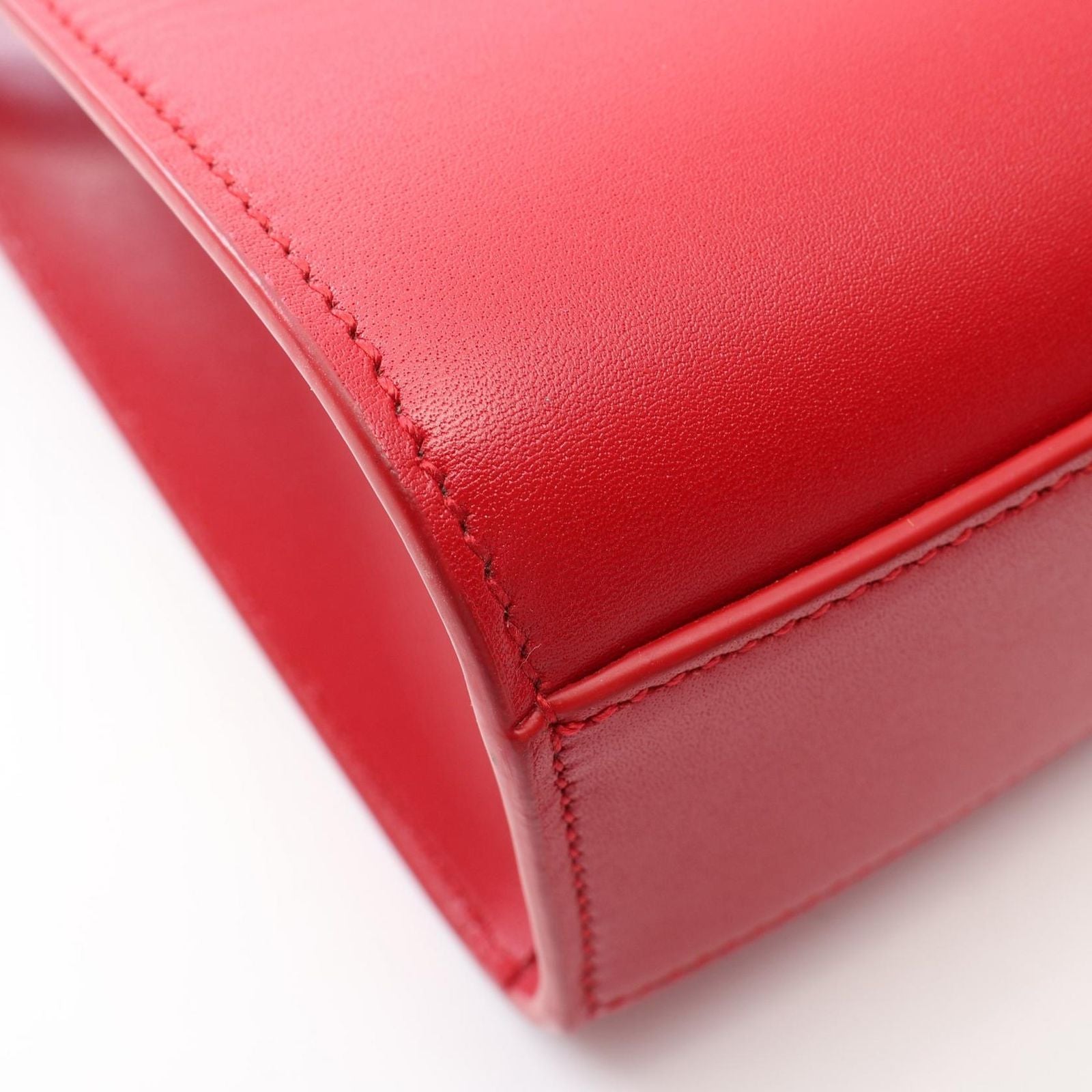 Saint Laurent Paris Shoulder Bag Manhattan Red Leather — view 7
