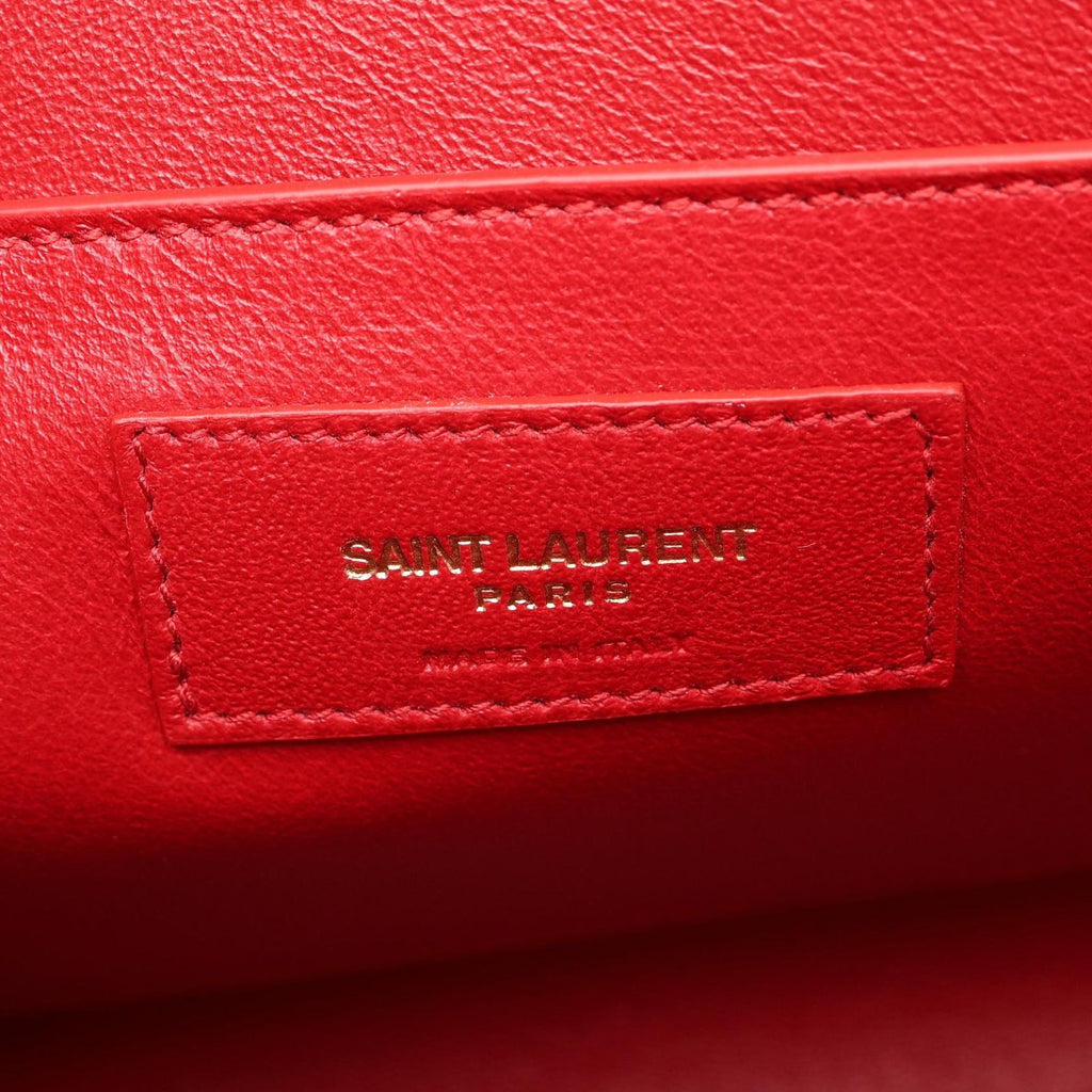 Saint Laurent Paris Shoulder Bag Manhattan Red Leather — view 4
