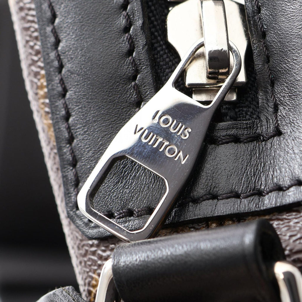 Louis Vuitton Shoulder Bag Torres PM Monogram Macassar Canvas Leather — view 9