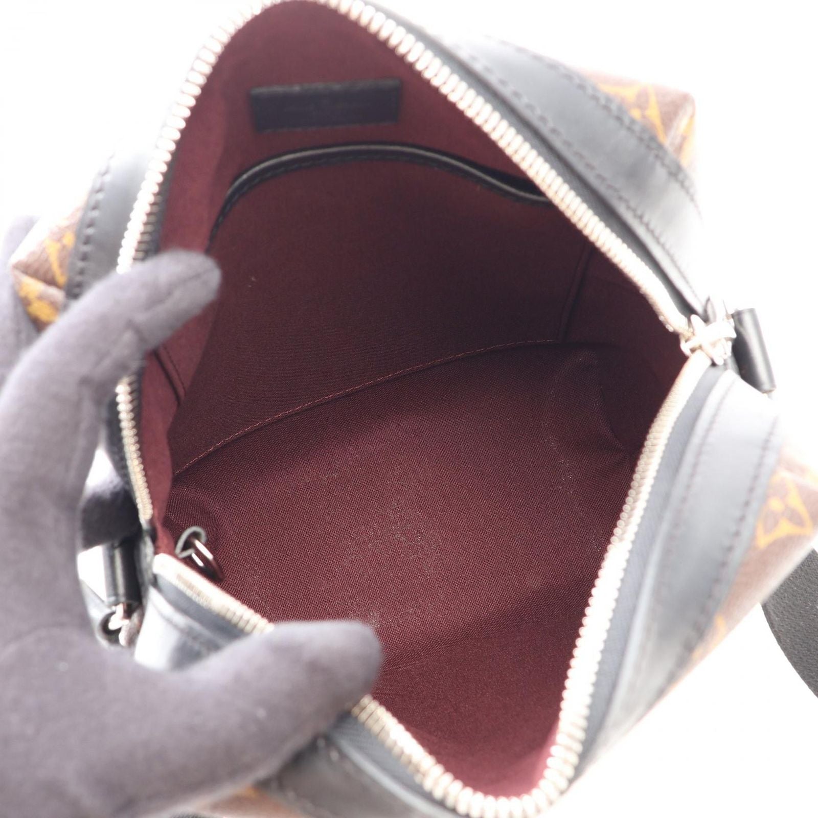 Louis Vuitton Shoulder Bag Torres PM Monogram Macassar Canvas Leather — view 3