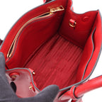 Prada Handbag Monochrome 2-Way Red Saffiano Leather — view 3