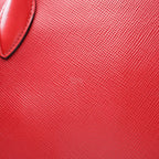 Prada Handbag Monochrome 2-Way Red Saffiano Leather — view 5