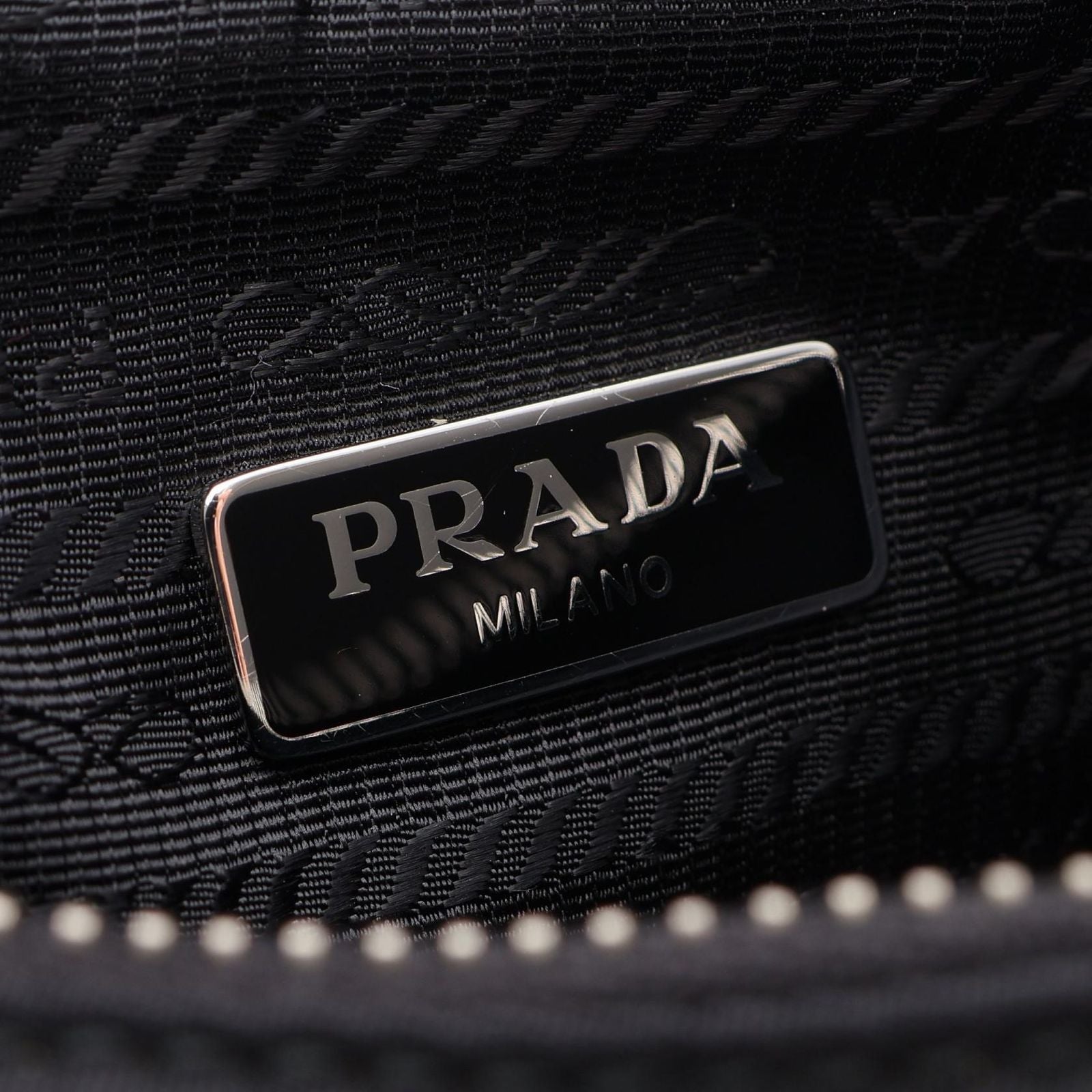Prada Tessuto Saffiano Re Edition Re-Nylon Mini Bag Black Nylon Leather — view 4
