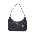 Prada Tessuto Saffiano Re Edition Re-Nylon Mini Bag Black Nylon Leather
