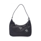 Prada Tessuto Saffiano Re Edition Re-Nylon Mini Bag Black Nylon Leather