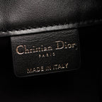 Dior Shoulder Bag Camp White Black Leather Small — view 4