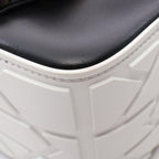 Dior Shoulder Bag Camp White Black Leather Small — view 5