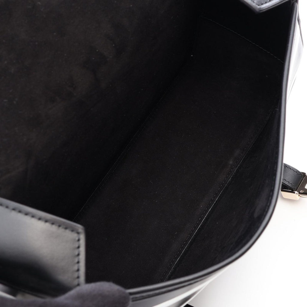 Dior Shoulder Bag Camp White Black Leather Small — view 3