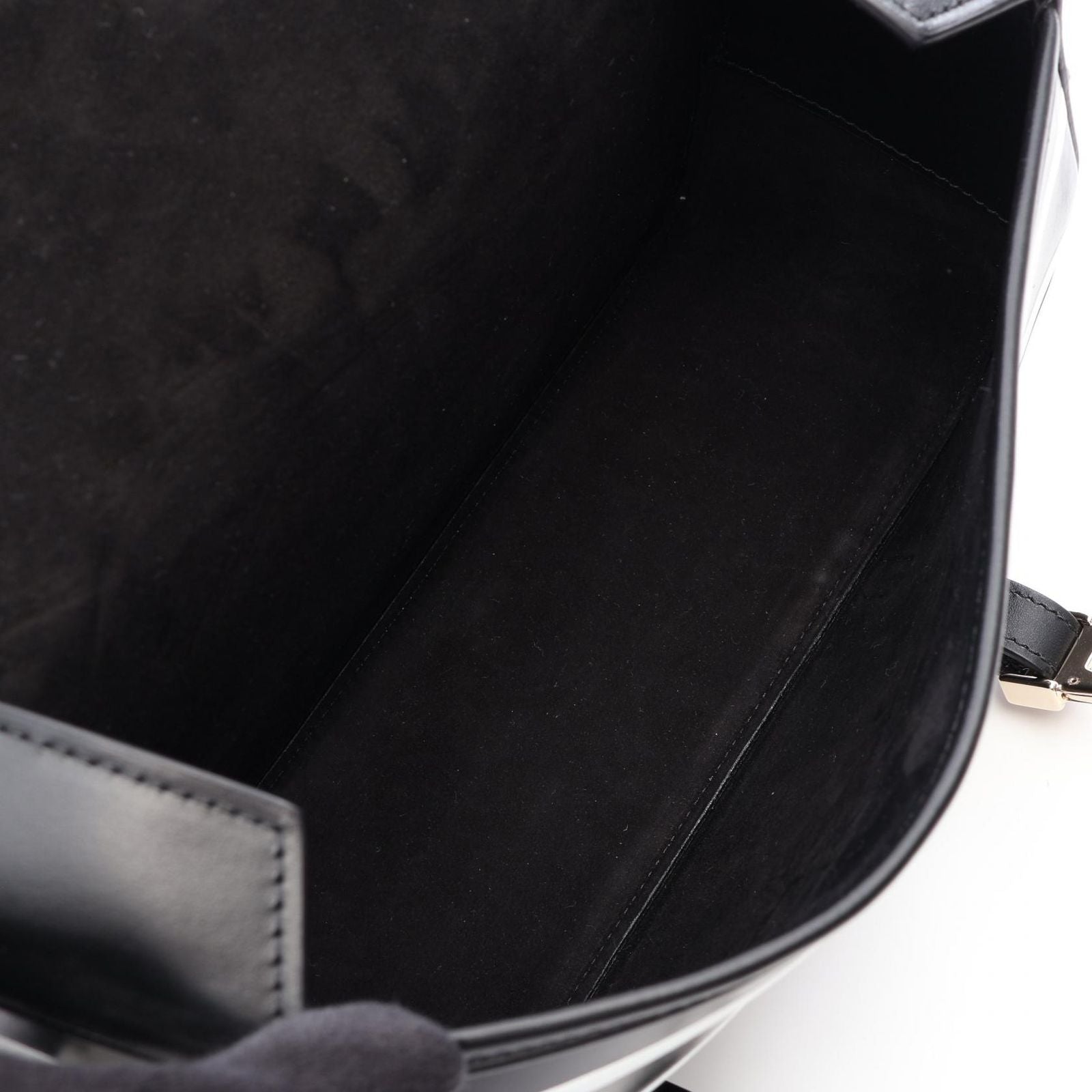 Dior Shoulder Bag Camp White Black Leather Small — view 3