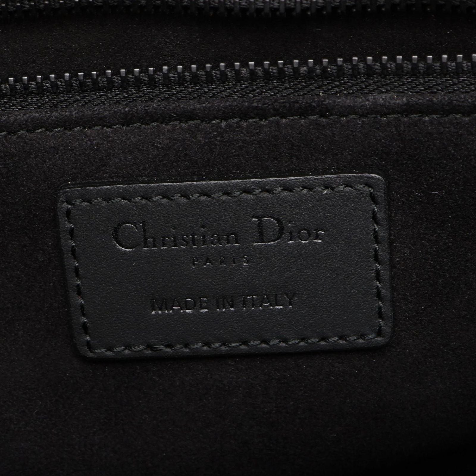 Dior Handbag Lady Dior Large Cannage Matte 2-Way Black Leather Lady Dior Tote — view 4