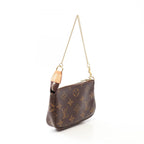 Louis Vuitton Handbag Mini Pochette Accessoire Monogram Canvas Leather — view 2