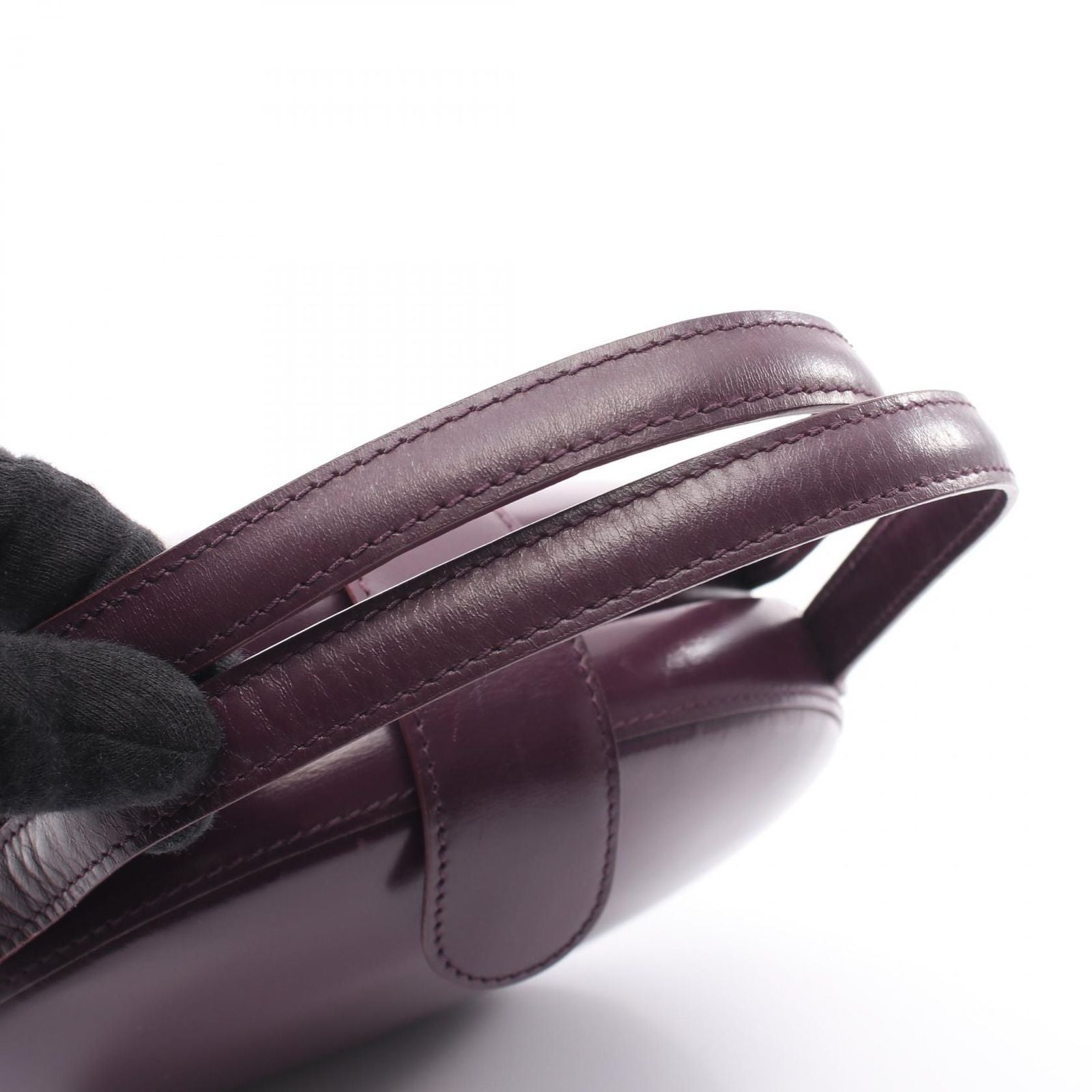 Loewe Handbag Anagram 2-Way Purple Leather Shoulder — view 9