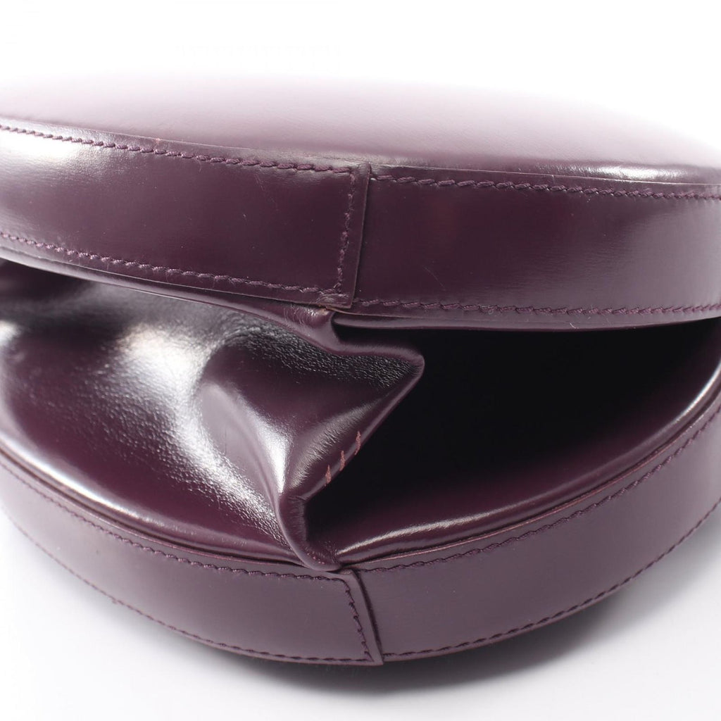 Loewe Handbag Anagram 2-Way Purple Leather Shoulder — view 8