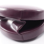 Loewe Handbag Anagram 2-Way Purple Leather Shoulder — view 8