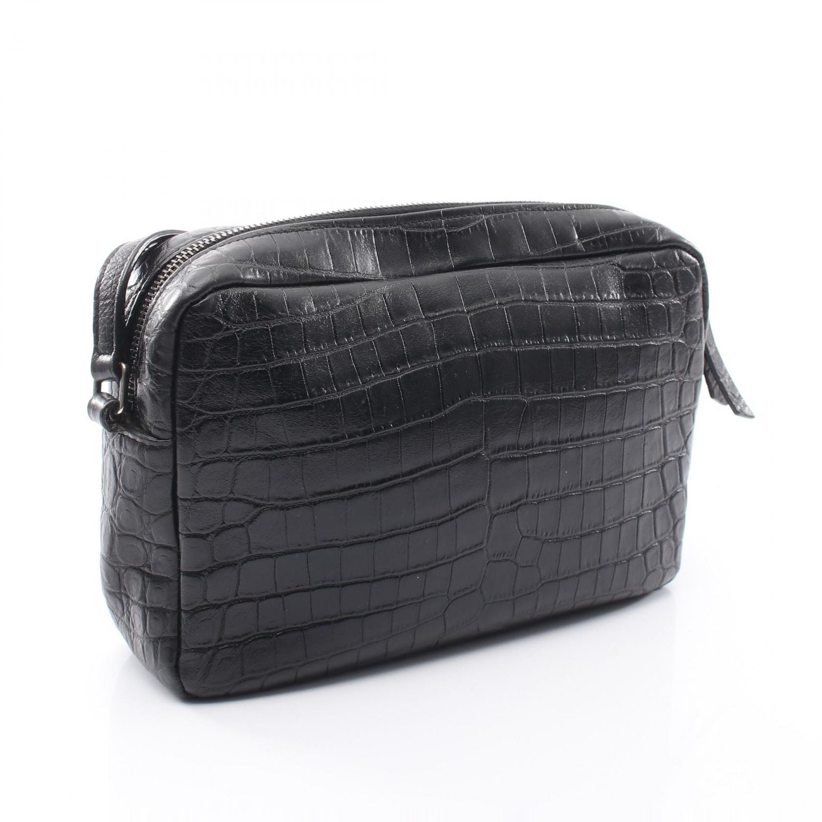 Saint Laurent Paris Shoulder Bag Lou Monogram Croco — view 2
