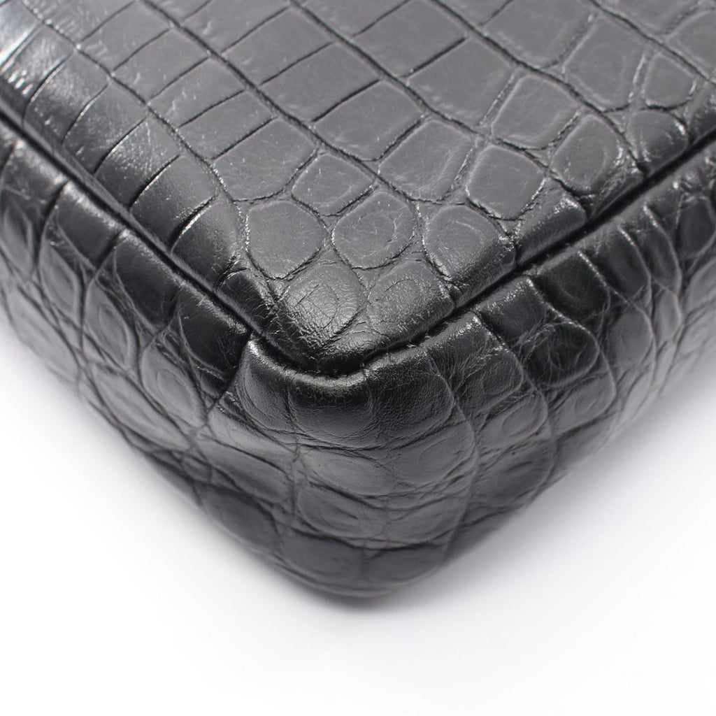 Saint Laurent Paris Shoulder Bag Lou Monogram Croco — view 5