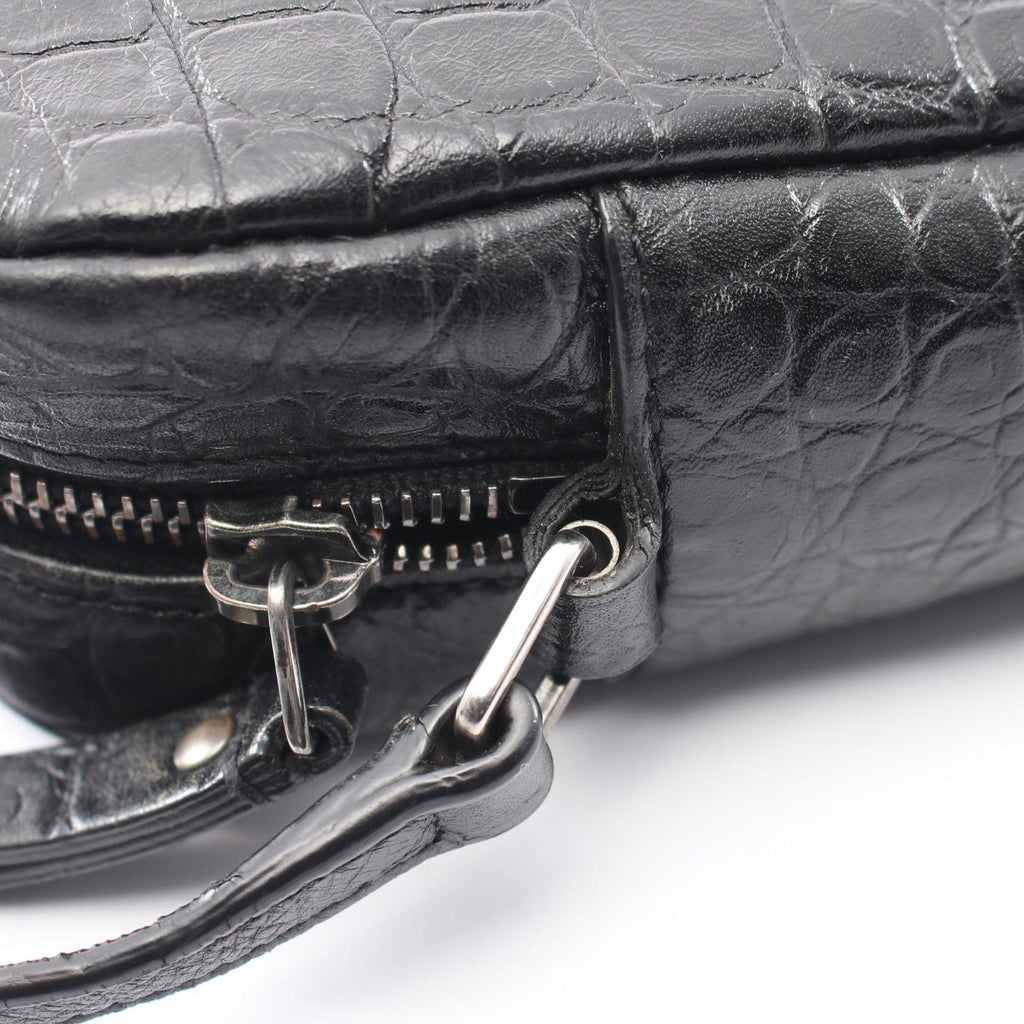 Saint Laurent Paris Shoulder Bag Lou Monogram Croco — view 7