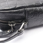 Saint Laurent Paris Shoulder Bag Lou Monogram Croco — view 7