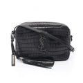 Saint Laurent Paris Shoulder Bag Lou Monogram Croco