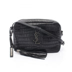Saint Laurent Paris Shoulder Bag Lou Monogram Croco