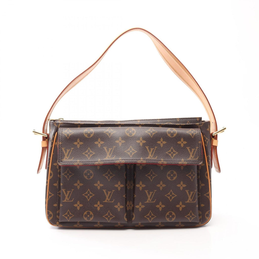 Louis Vuitton Shoulder Bag Viva City GM Monogram Canvas Leather