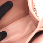 Chanel Shoulder Bag Quilted Top Handle 2-Way Smoky Pink Leather Flap — view 8