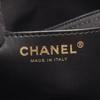 Chanel Shoulder Bag Large Flap Quilted Black Lambskin Chain — view 4