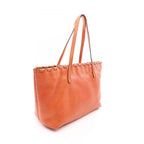 Gucci Tote Bamboo with Tassel Charm Orange Leather with — view 2